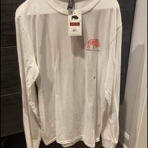 Valentines Buffalo White Long Sleeve Shirt